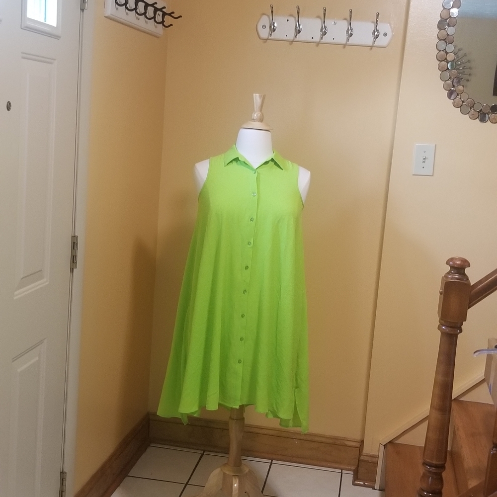 Pretty Lime Green Dress